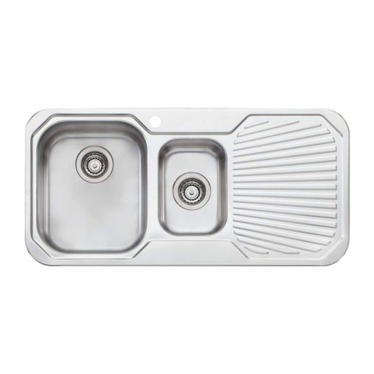 Oliveri Petite 1 & 1/2 Bowl Sink With Drainer
