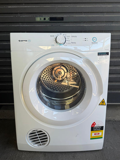 NEAR NEW Simpson SDV556HQWA 5.5kg Vented Dryer – Quality Used | Tested & Cleaned | Reno Spares