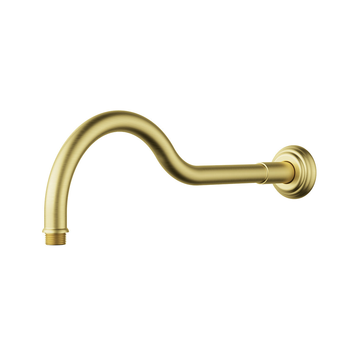 Clasico Shower Arm Horizontal 400mm - matt-black