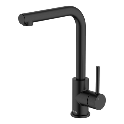 Lucia Side Lever Sink Mixer - Black