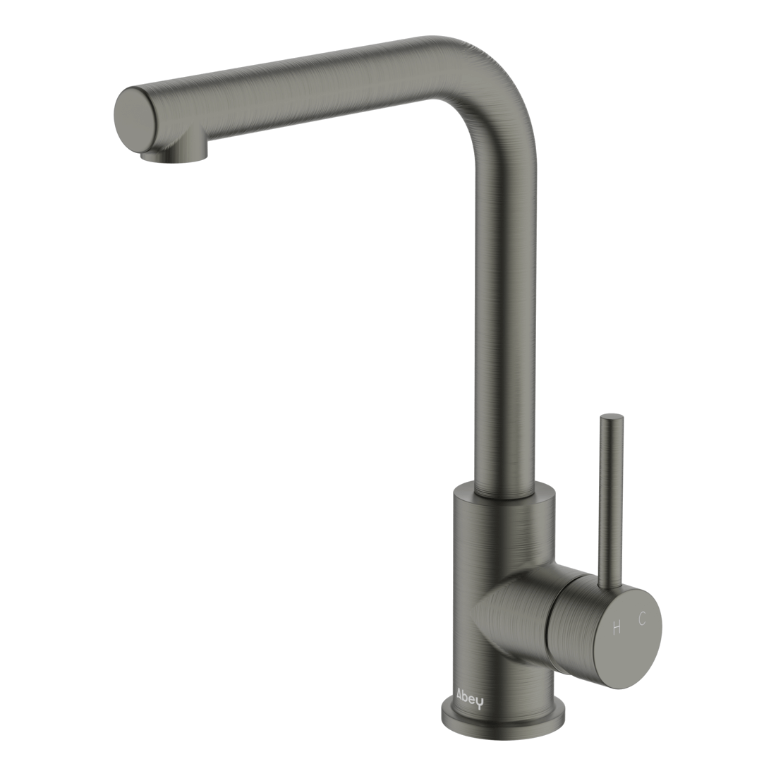 Lucia Side Lever Sink Mixer - Gun Metal