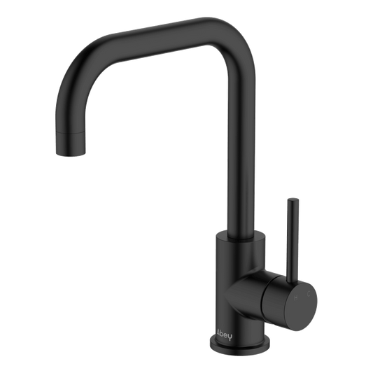 Lucia Square Sidelever Mixer Lead Free - Black