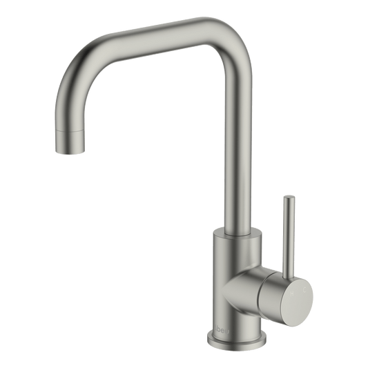 Lucia Square Sidelever Mixer Lead Free - Brushed Nickel