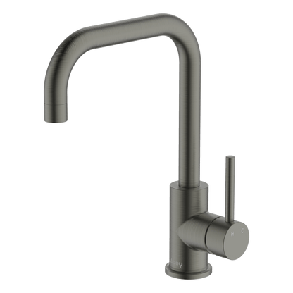 Lucia Square Sidelever Mixer Lead Free - Gun Metal