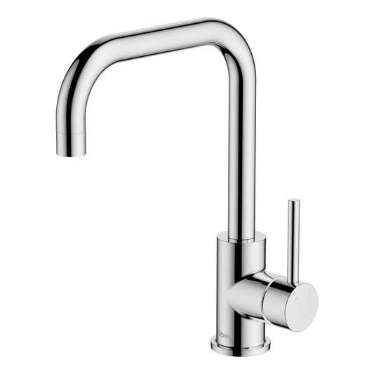 Lucia Square Sidelever Mixer Lead Free - Chrome