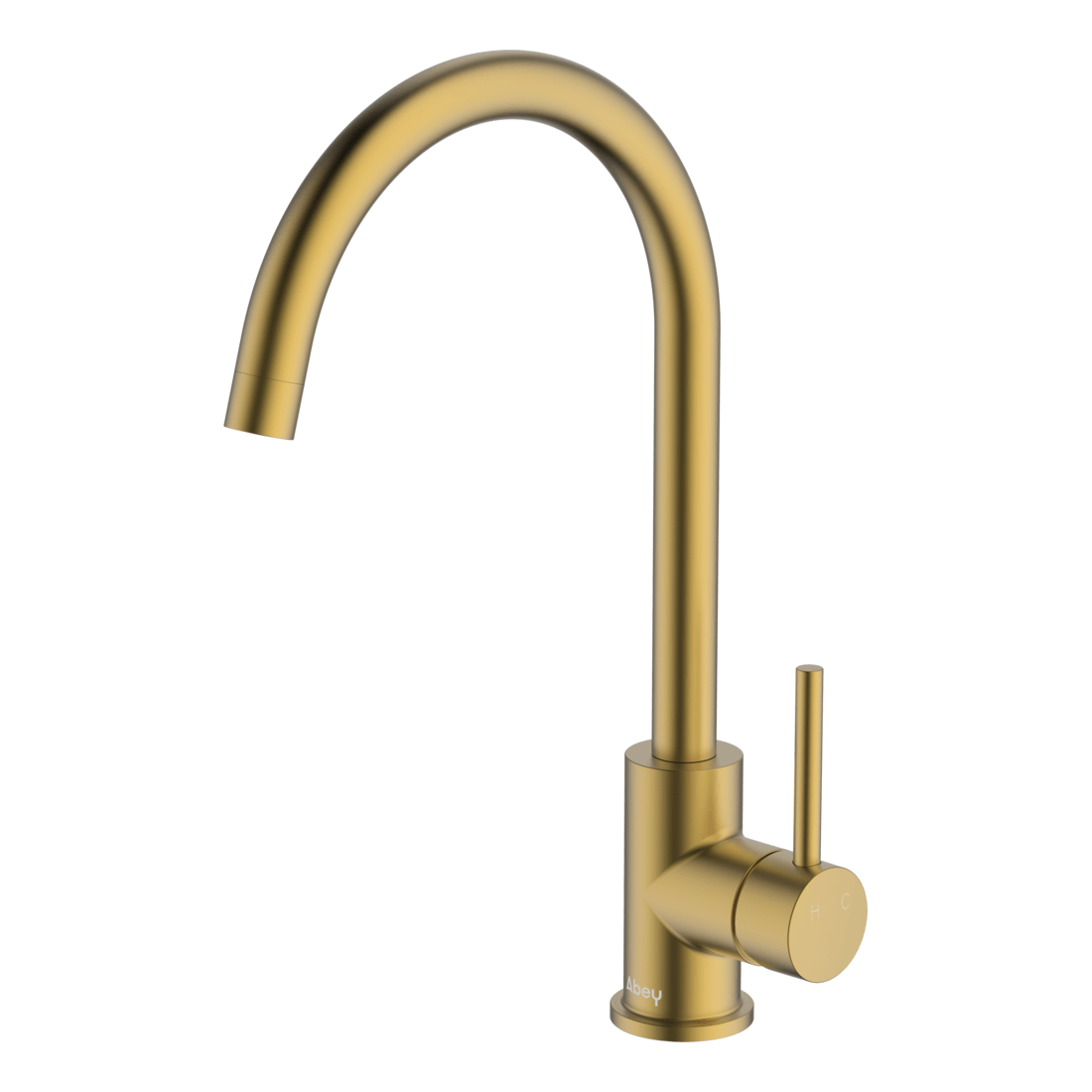 Lucia Goose Sidelever Mixer Lead Free - Brushed Brass