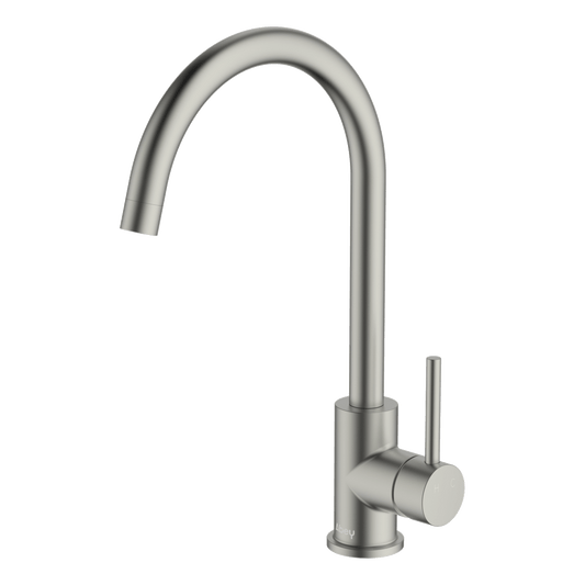 Lucia Goose Sidelever Mixer Lead Free - Brushed Nickel