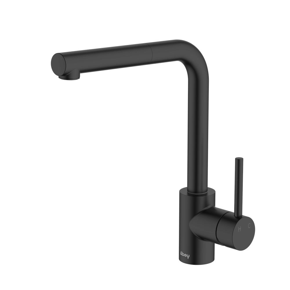 Lucia Sidelever Mixer with Pull Out Lead Free - Black