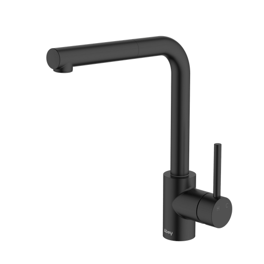 Lucia Sidelever Mixer with Pull Out Lead Free - Black