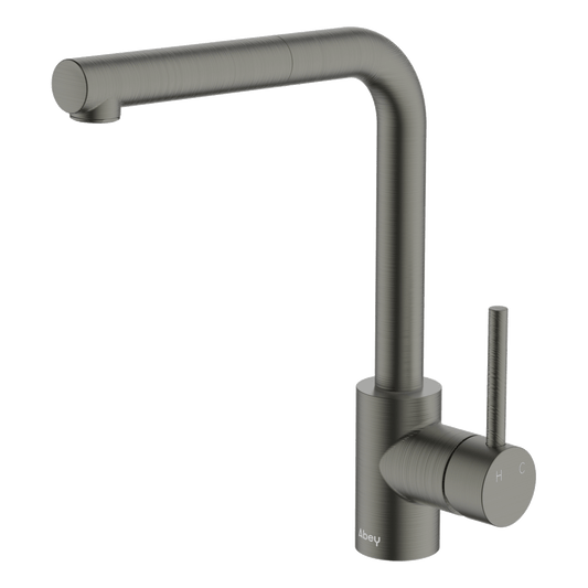 Lucia Sidelever Mixer with Pull Out Lead Free - Gun Metal