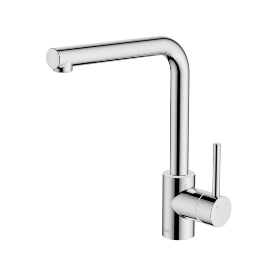 Lucia Sidelever Mixer with Pull Out Lead Free - Chrome