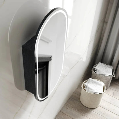 Otti LED  Noosa  Oak Mirror Cabinet 450mm