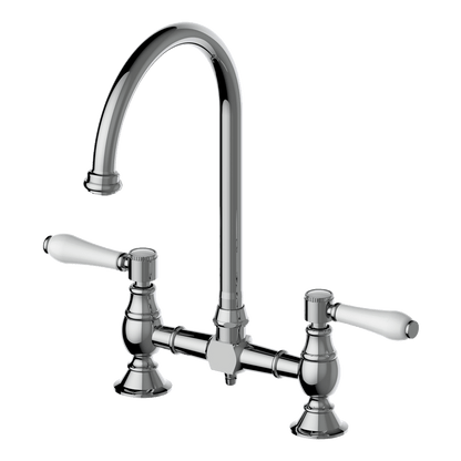 Provincial Exposed Breach Kitchen Tap Lead Free - Brushed Nickel