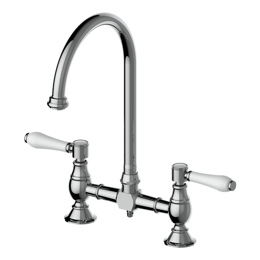 Provincial Exposed Breach Kitchen Tap Lead Free - Chrome