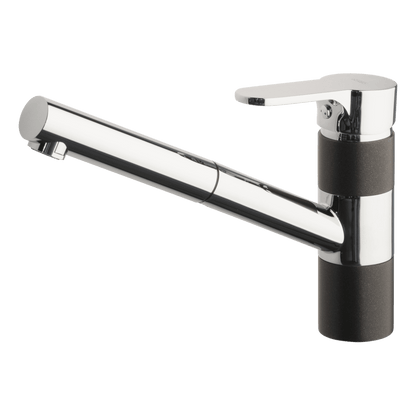 ISA Pull Out Kitchen Mixer Lead Free - Chrome Onyx