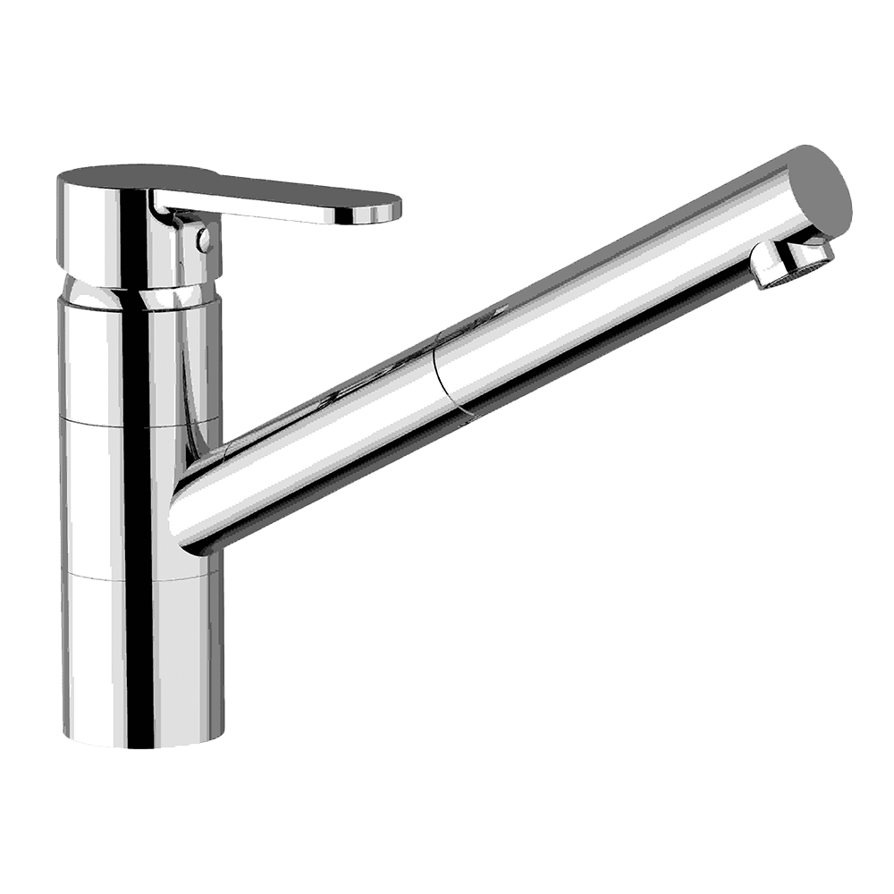 ISA Pull Out Kitchen Mixer Lead Free - Chrome