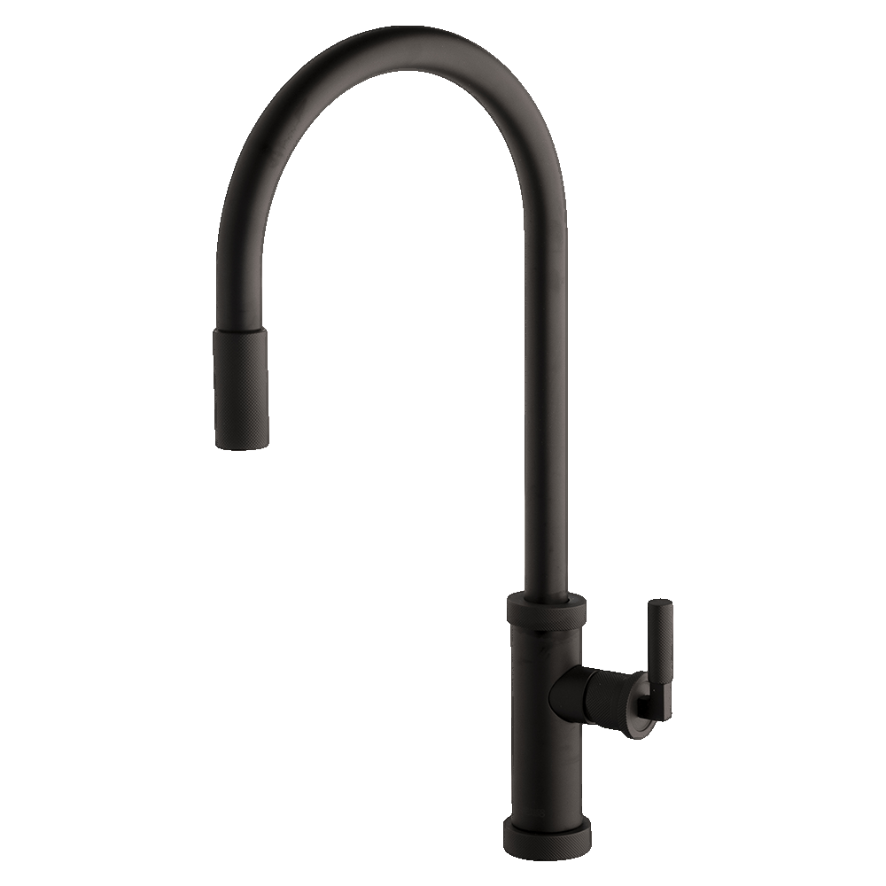Urban D Pull Out Kitchen Mixer - Black