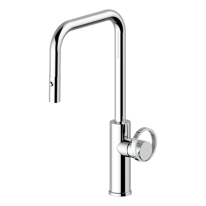 Piazza Dual Spray Kitchen Mixer Lead Free - Light Gold