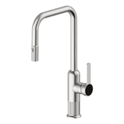 Lumiere Pull Out Kitchen Mixer Dual Spray Lead Free - Brushed Nickel