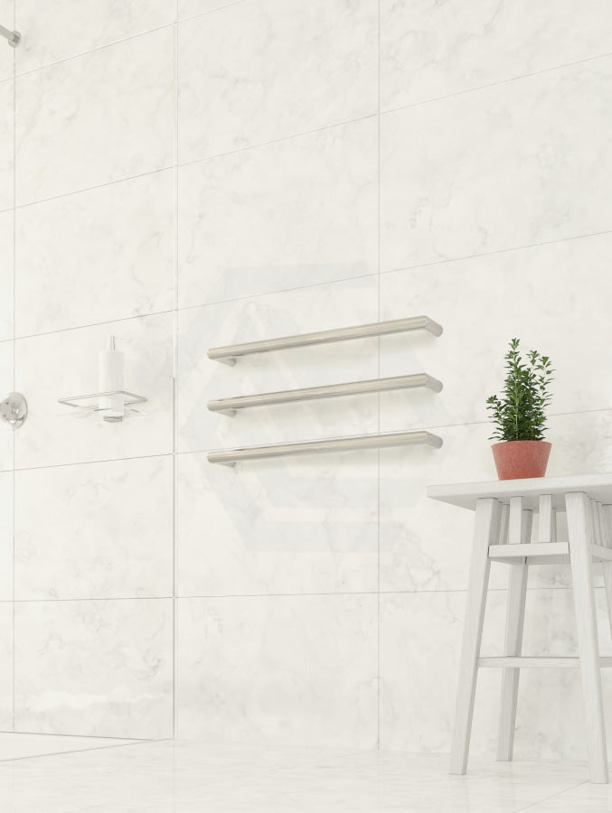 450/630/830mm ThermoGroup 12V Round Single Bar Heated Towel Rail Variant Colour Available