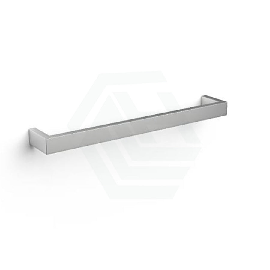 450/630/830mm ThermoGroup 12V Square Single Bar Heated Towel Rail Polished Stainless Steel