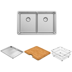 Abey LUA200PK Lucia Double Bowl Sink