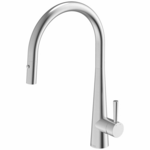 Gareth Ashton Gooseneck Pull Out Kitchen Mixer Tap KTA014-BR