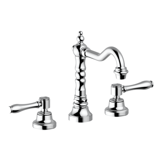 Provincial 3 Piece Basin Set with Lever Handles
