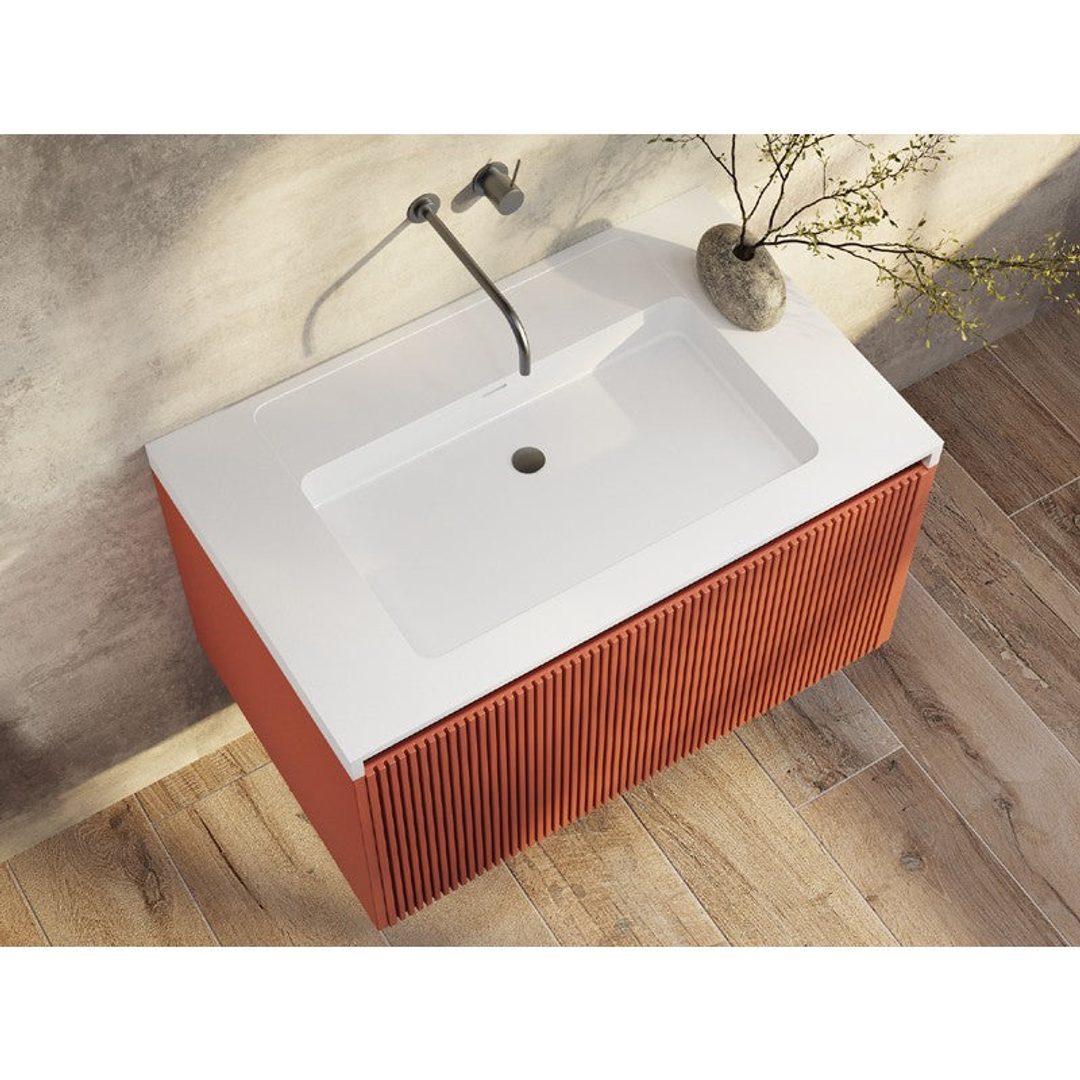 Belbagno Rimini 800mm Wall-Hung Vanity Inc Basin