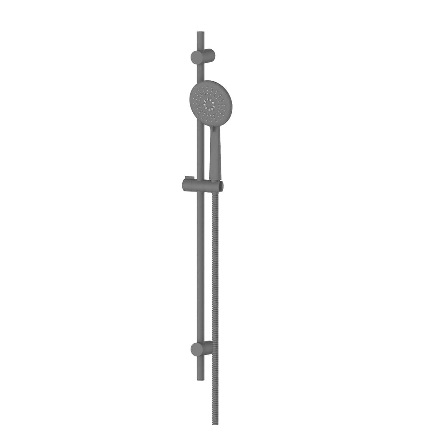 Rocco Adjustable Rail Shower - Pvd Gunmetal