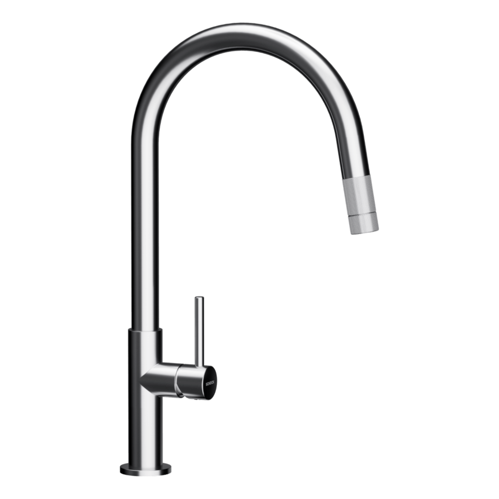 Schock Talia Pull Out with Jet Spray Function Kitchen Mixer - Stainless Steel
