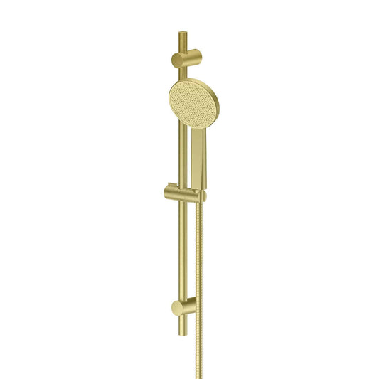 Glide RainBoost Adjustable Rail Shower - Pvd Brushed Brass