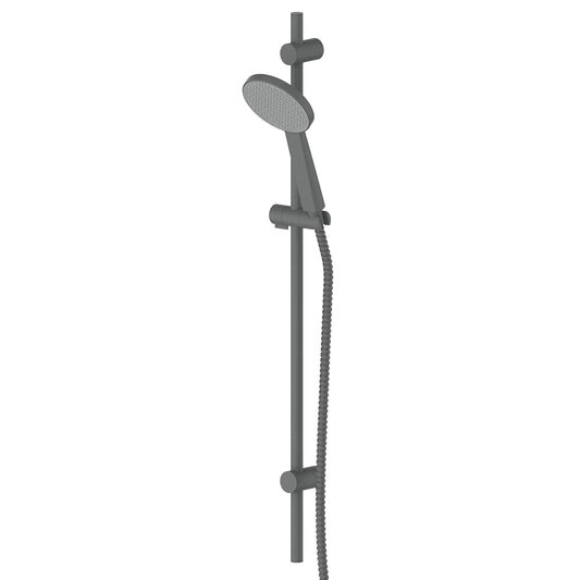 Glide RainBoost Adjustable Rail Shower - Pvd Gunmetal