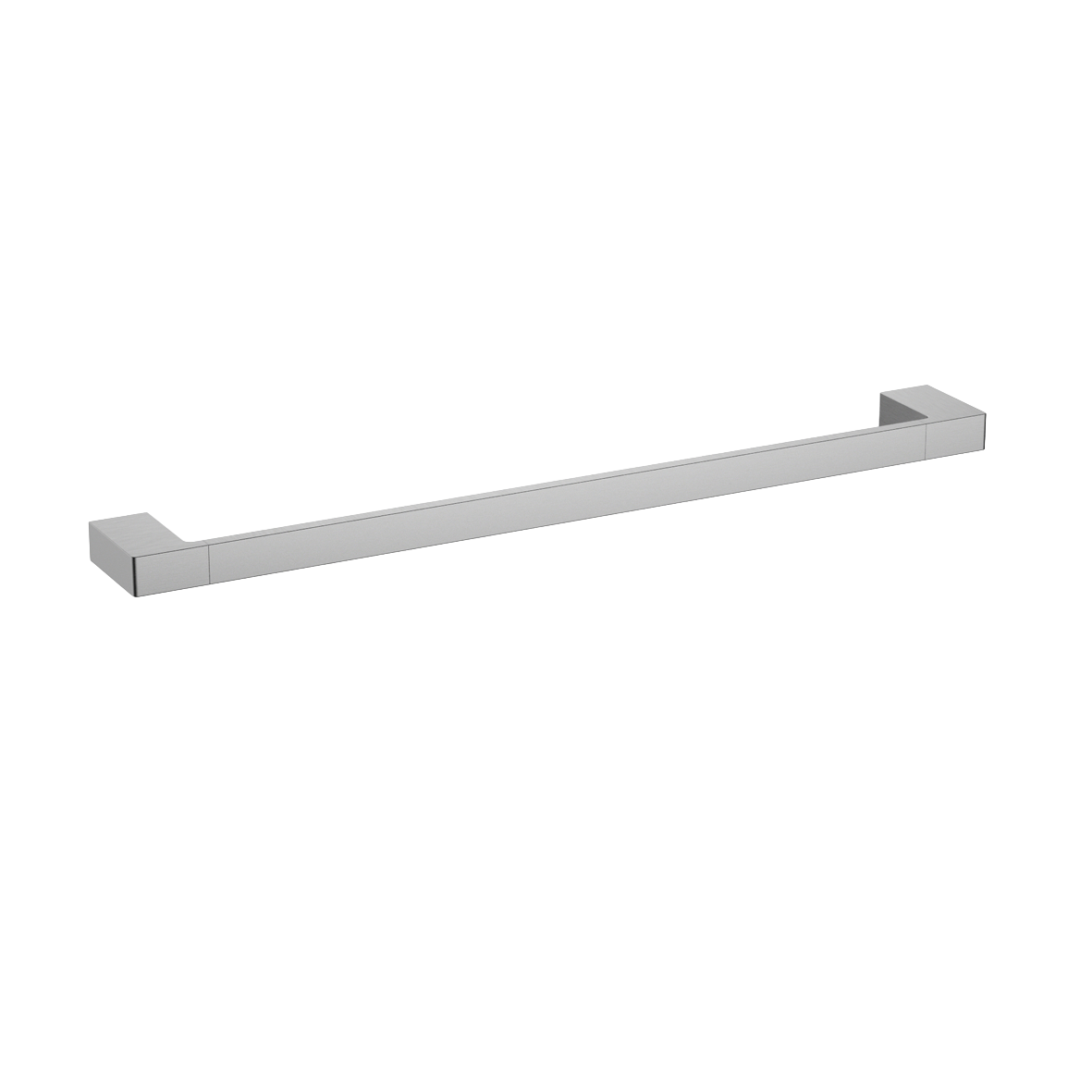 Ceram Single Towel Rail - 800mm / Matt Black