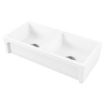 Abey Chambord Charles I Double Bowl Fireclay Sink CHARLES-1W
