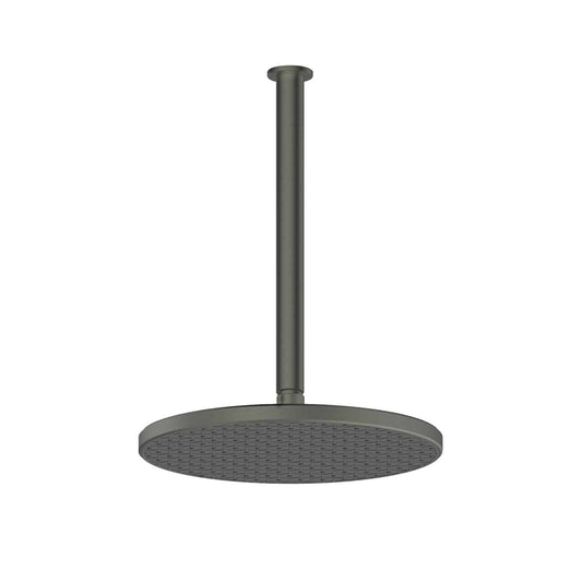 Glide RainBoost Ceiling Shower - Pvd Gunmetal
