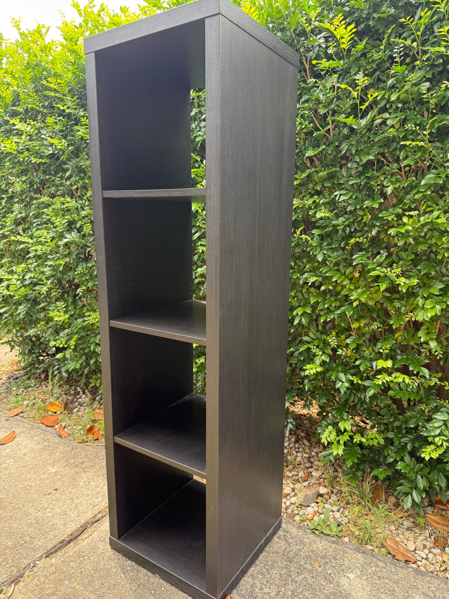 IKEA KALLAX 1×4 Shelf Unit Black-Brown – Tested & Cleaned | Reno Spares