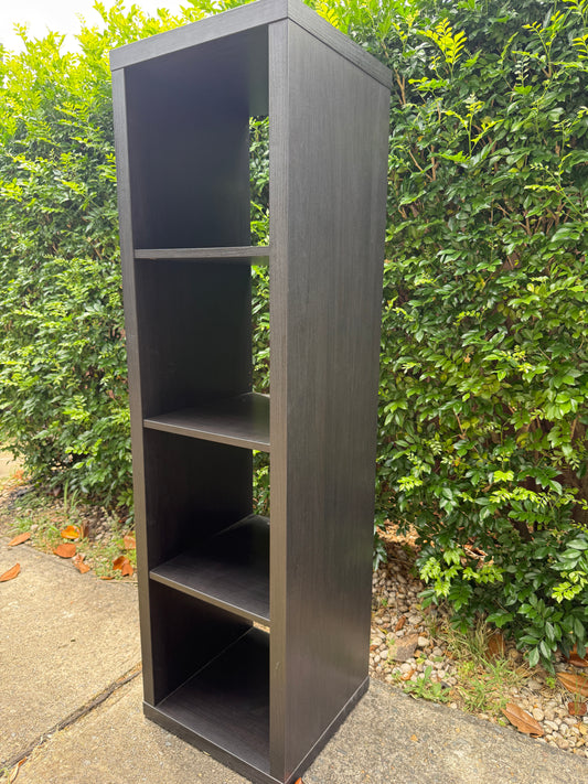 IKEA KALLAX 1×4 Shelf Unit Black-Brown – Tested & Cleaned | Reno Spares