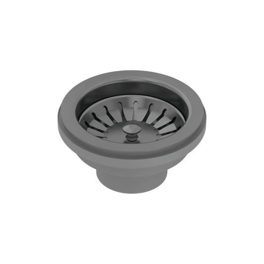 Plug & Waste 90x50mm Black Pearl
