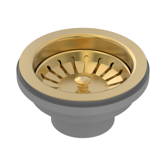 Plug & Waste 90x50mm Eureka Gold
