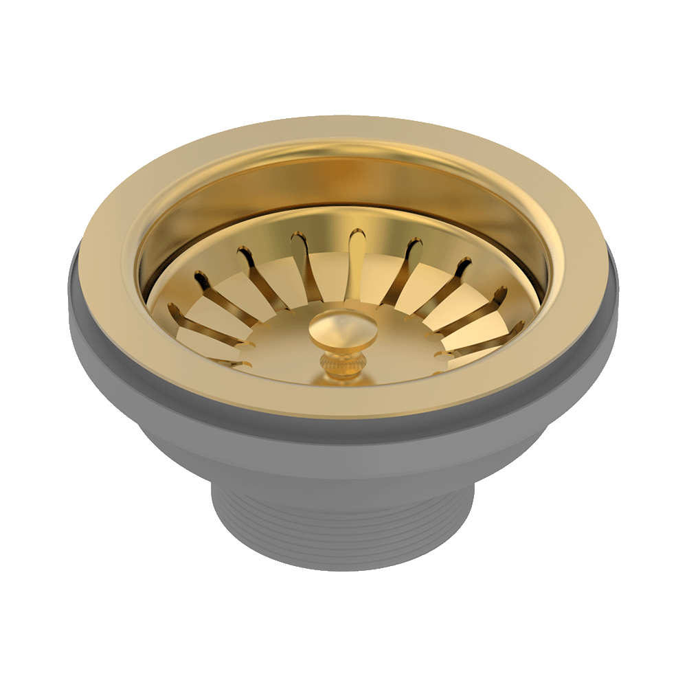 Plug & Waste 90x50mm Eureka Gold
