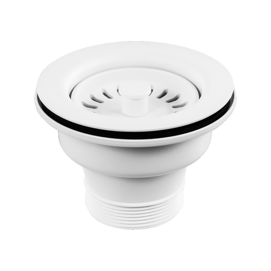 Plug & Waste 90x50mm White