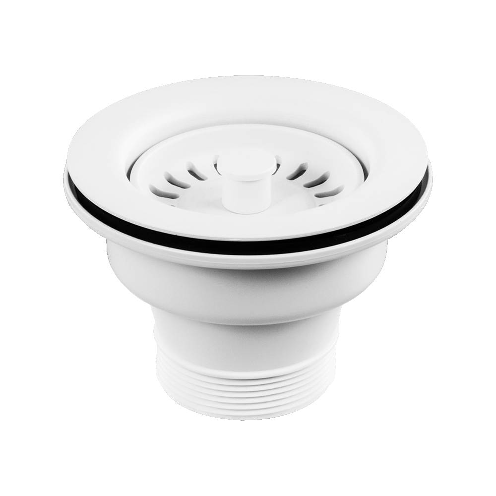 Plug & Waste 90x50mm White