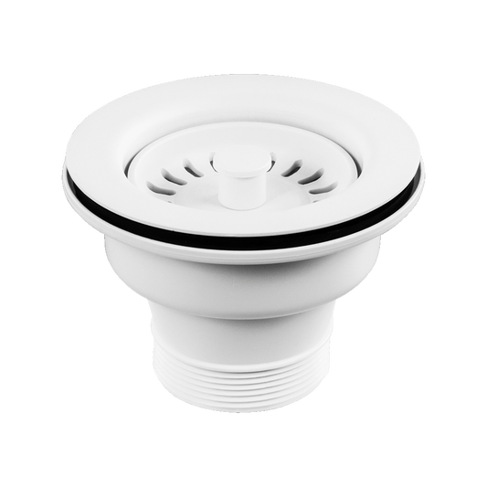 Plug & Waste 90x50mm White