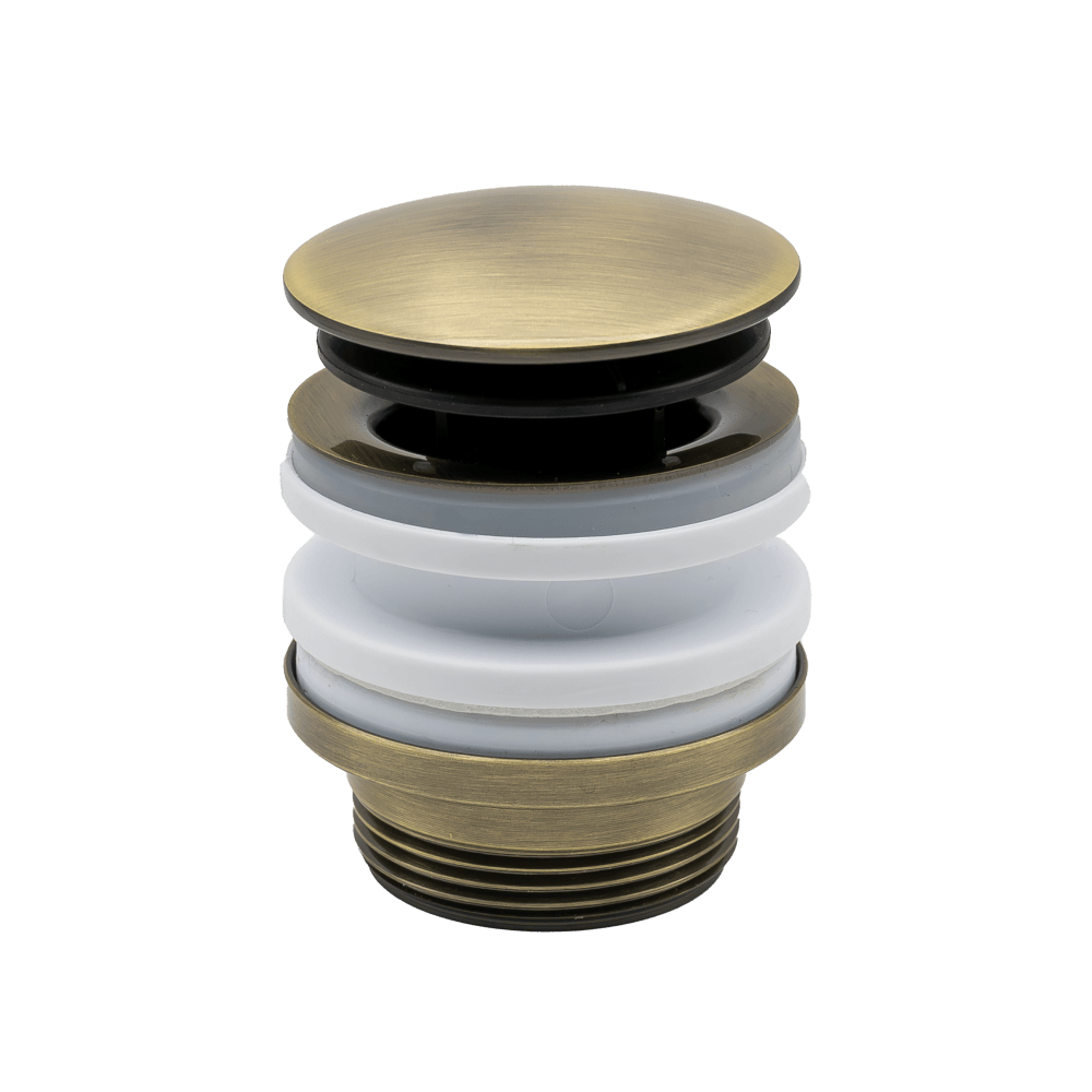 Plug & Waste 40mm Antique Brass