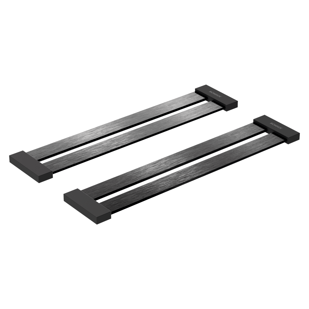 Schock 2x2 Design Drip Brushed Black Metallic