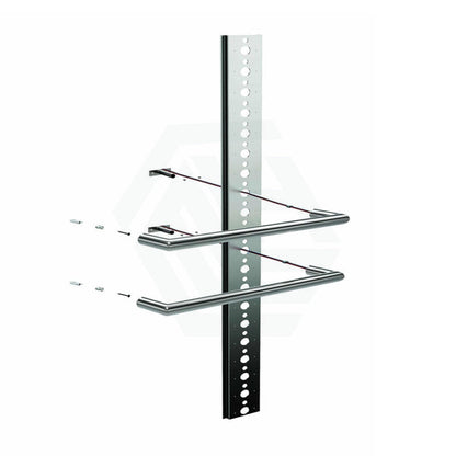 630/830mm ThermoGroup 12V Square 3 Single Bar Heated Towel Rail Variant Colour Available