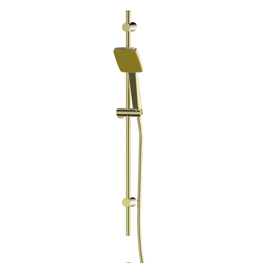 Glide Syntra RainBoost® Adjustable Rail Shower - Pvd Brushed Brass