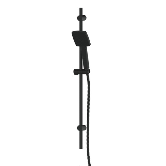 Glide Syntra RainBoost® Adjustable Rail Shower - Matte Black