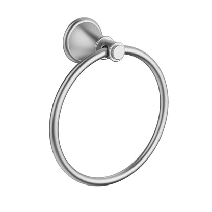 Clasico Towel Ring - brushed-nickel